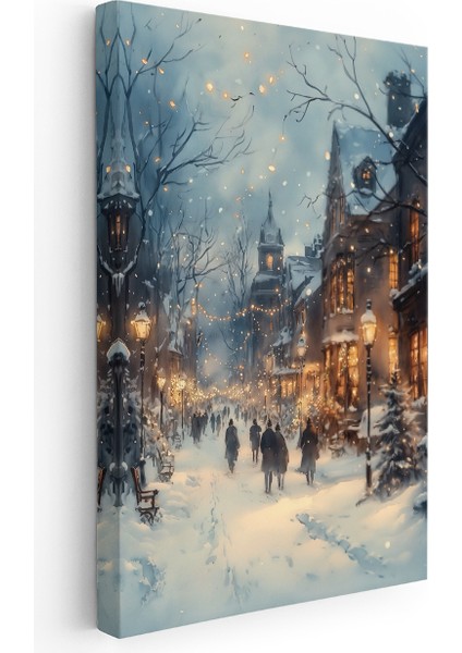 Kanvas Dikey Duvar Tablosu Kanvas Yeni Yıl Şehir Manzarası Ev Ofis Salon Modern Duvar Tablosu fiyatları