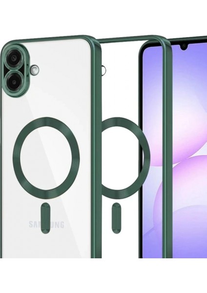 Samsung Galaxy A07 Kross Magneticsafe Kapak - Koyu Yeşil fiyatları