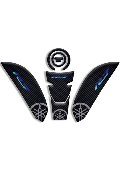 Yamaha R7 Tank Pad Karbon Detaylı