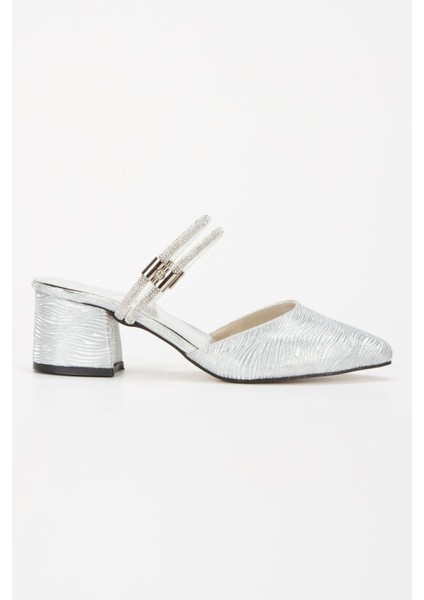 Şık Kadın Topuklu Abiye Ayakkabı, Taş Detaylı, Zarif ve Rahat Tasarım fırsatları