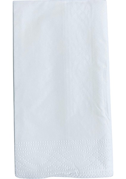 Desenli Beyaz Peçete 25X25 Garson Katlama 4800 Adet