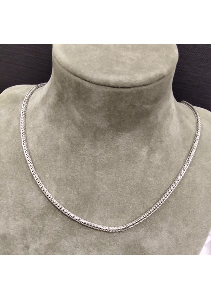 925 Ayar Gümüş Balık Sırtı Model Erkek Kolyesi-Şık TASARIM-65CM/2MM fiyatları