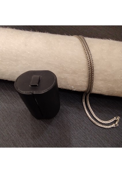 925 Ayar Gümüş Balık Sırtı Model Erkek Kolyesi-Şık TASARIM-65CM/2MM modelleri