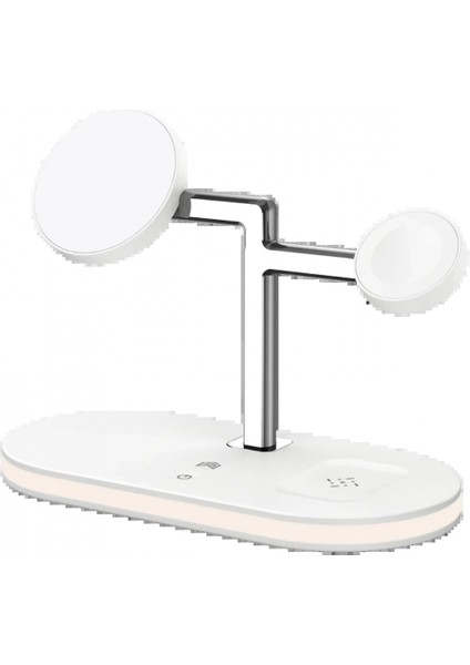 YM-UD23 Kablosuz Şarj Masaüstü Set - Beyaz