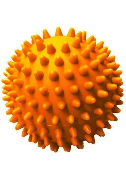 Sert Dikenli Masaj Topu 6 cm Turuncu, Rahatlatıcı ve Egzersiz Için Uygun
