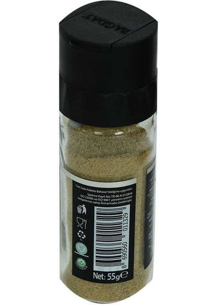 Cam Şişe Tuzluklu Kapak Doğal Öğütülmüş Karabiber 55 gr modelleri