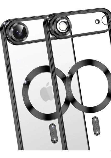 Ds-Derin Newface Apple Iphone 17 Air Kross Magneticsafe Kapak - Siyah modelleri