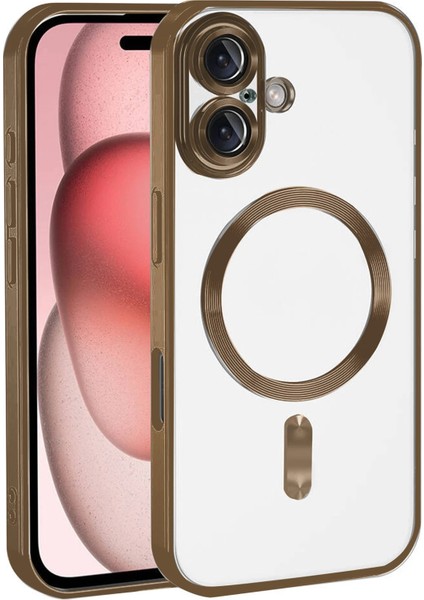 Ds-Derin Newface Apple Iphone 17 Kross Magneticsafe Kapak - Çöl Titanyum