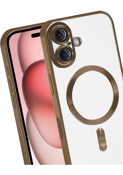 Ds-Derin Newface Apple Iphone 17 Kross Magneticsafe Kapak - Çöl Titanyum modelleri