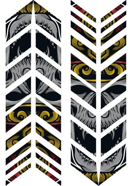 Motosiklet Depo Tank Pad ve Çamurluk Sticker Seti | 3D Kabartmalı Uv Dtf Kaliteli Koruyucu Sticker | Tüm Motor Modellerine Uyumlu fiyatları