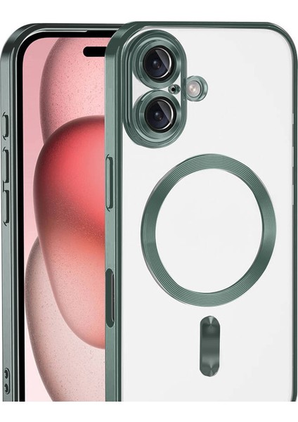 Ds-Derin Newface Apple Iphone 17 Kross Magneticsafe Kapak - Koyu Yeşil fiyatları