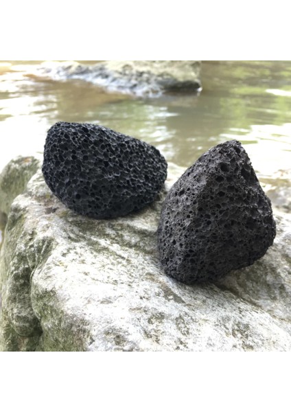 Büyük Boy Doğal Volkanik Ponza Topuk Taşı ve Törpüsü, Rahat ve Güzel Görünüm