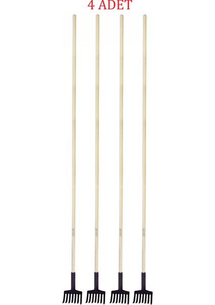 Zeytin Toplama Tırmığı 7 Dişli Ahşap Saplı 200 cm 4 Adet fiyatları