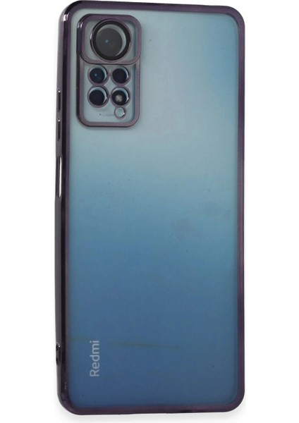 Xiaomi Redmi Note 11 Pro Kılıf Lensli Silikon - Mor