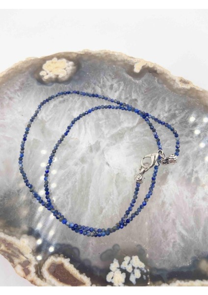 Çok Renkli Sertifikalı Lapis Lazuli Doğal Taş Kolye 2 Mm, Şık ve Enerjik Tasarım modelleri