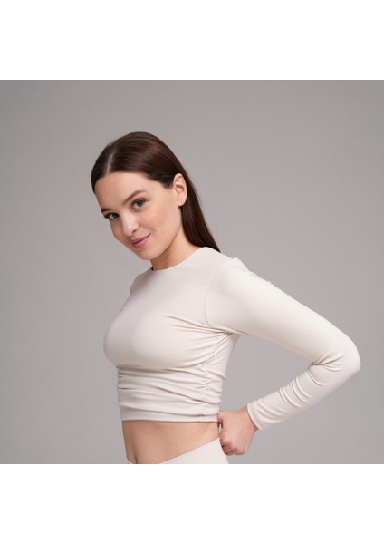 Zyra Crop Long Sleeved Top