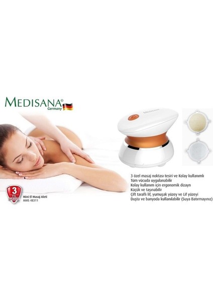 Kompakt El Masaj Aleti, Rahatlatıcı ve Hafif, Taşınabilir Masaj Cihazı