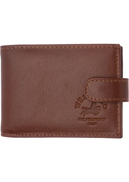 Hakiki Deri Bol Şeffaf Kart Bölmeli Patlı Unisex Kartlık - Taba