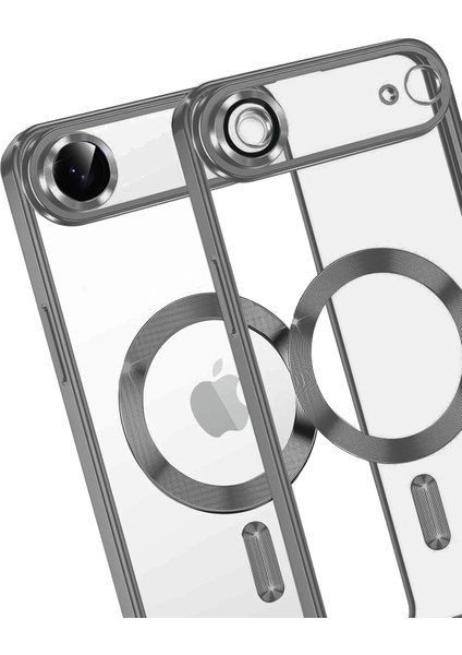 Ds-Derin Newface Apple Iphone 17 Air Kross Magneticsafe Kapak - Titan Gri modelleri