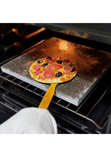 Seplyhome Bazalt Pizza Taşı, Fırın Taşı, Ekmek Taşı, Mangal Taşı 30×30 cm – Doğal Bazalt Pişirme Taşı fırsatları