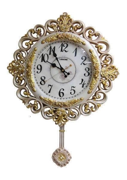 Dekoratif Hediyelik Sarkaçlı Duvar Saati