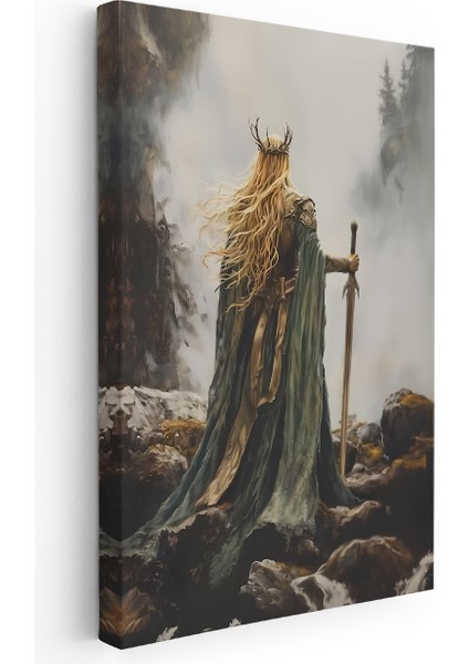 Kanvas Dikey Duvar Tablosu Kanvas Kadın Savaşçı Ev Ofis Salon Modern Duvar Tablosu fiyatları