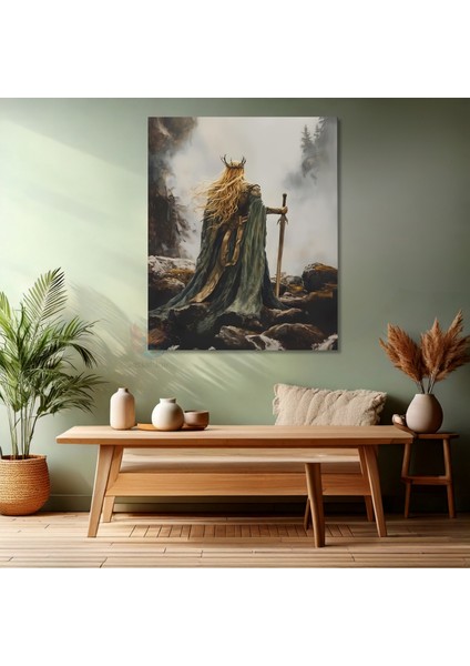 Kanvas Dikey Duvar Tablosu Kanvas Kadın Savaşçı Ev Ofis Salon Modern Duvar Tablosu modelleri