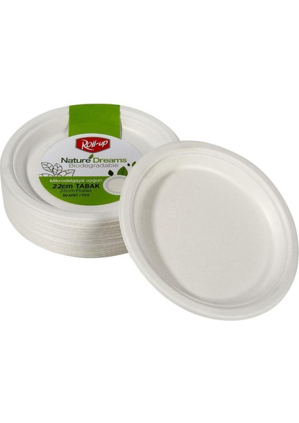 Ekolojik Karton Parti Tabakları, 22 Cm, 25 Adet, Doğa Dostu ve Şık Kullanım Sağlar. modelleri