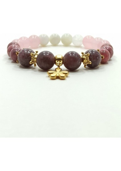 Renkli Doğal Taş Kadın Bileklik, Şık ve Zarif Takı Seçeneği