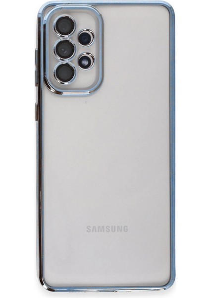 Samsung Galaxy A73 5g Kılıf Lensli Silikon - Açık Mavi fiyatları