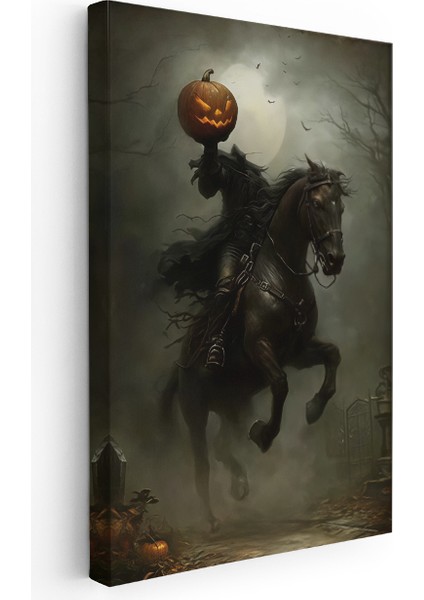 Kanvas Dikey Duvar Tablosu Kanvas Balkabağı Atlı Şovalye Ev Ofis Salon Modern Duvar Tablosu fiyatları