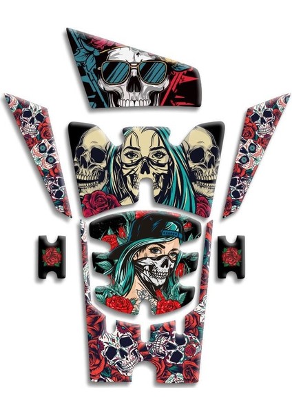 Pcx Tank Pad 8 Parça 2025