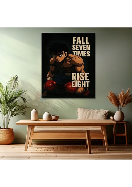 Kanvas Dikey Duvar Tablosu Kanvas Ippo Anime Tablosu Ev Ofis Salon Modern Duvar Tablosu modelleri