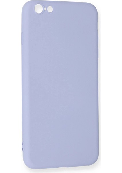 iPhone 6 Plus Kılıf Nano Içi Kadife Silikon - Lila modelleri