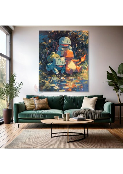 Kanvas Dikey Duvar Tablosu Kanvas Anime Tablosu Ev Ofis Salon Modern Duvar Tablosu