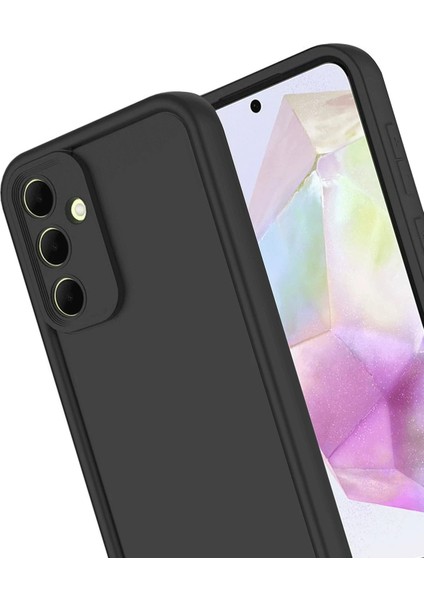 Ds-Derin Newface Samsung Galaxy A17 5g Viera Silikon - Siyah modelleri