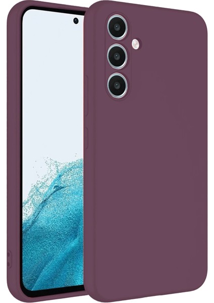 Ds-Derin Newface Samsung Galaxy A16 5g Kılıf First Silikon - Mürdüm