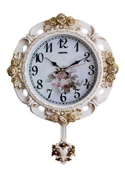 Sarkaçlı Duvar Saati Dekoratif Hediyelik