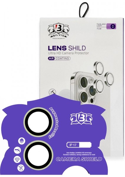 Apple iPhone 17 Bilvis Titan Kamera Lens - Açık Yeşil