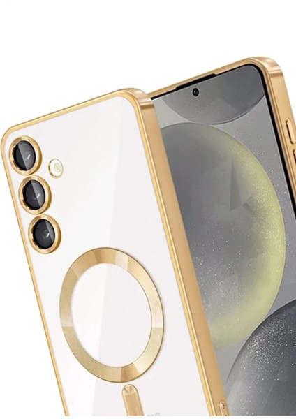 Ds-Derin Newface Samsung Galaxy A55 5g Kross Magneticsafe Kapak - Gold modelleri