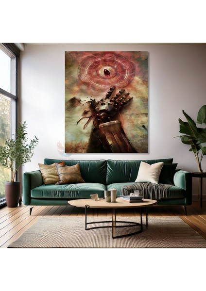 Kanvas Dikey Duvar Tablosu Kanvas Fma Anime Tablosu Ev Ofis Salon Modern Duvar Tablosu