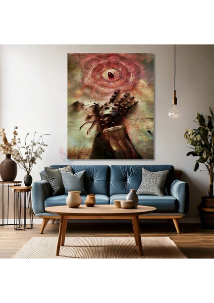 Kanvas Dikey Duvar Tablosu Kanvas Fma Anime Tablosu Ev Ofis Salon Modern Duvar Tablosu fırsatları