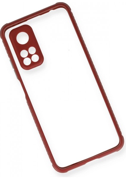 Xiaomi Mi 10T Pro Kılıf Miami Şeffaf Silikon - Fuşya modelleri