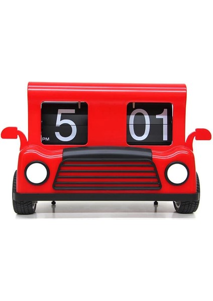 Saat Flip Araba Masa Saati Araba Modeli Dekoratif Hediyelik