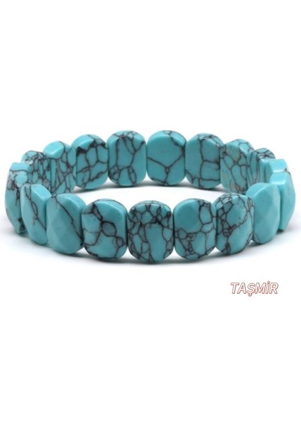 Turkuaz Firuze Doğal Taş Bileklik, Şık ve Özgün Takı Seçeneği