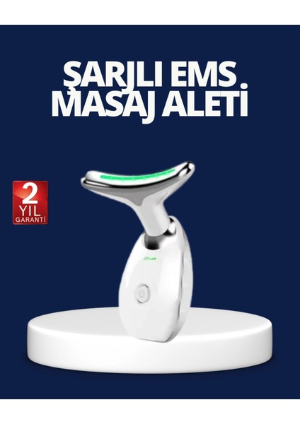Yüz ve Boyun Sıkılaştırıcı Cilt Bakım Cihazı, Ems Mikro Akım ile Parlaklık Sağlar