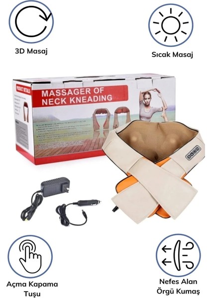 Isıtmalı Masaj Cihazı, Boyun, Sırt, Omuz ve Bacak Rahatlatıcı Aleti fiyatları