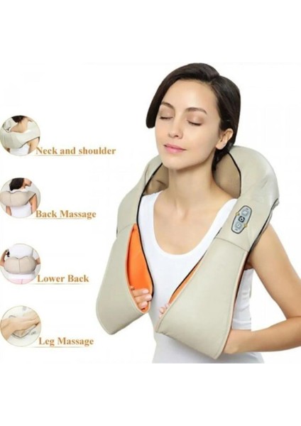 Isıtmalı Masaj Cihazı, Boyun, Sırt, Omuz ve Bacak Rahatlatıcı Aleti