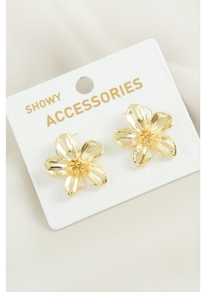 Ds-Derin Orkide Trend Metal Küpe-Sarı fiyatları