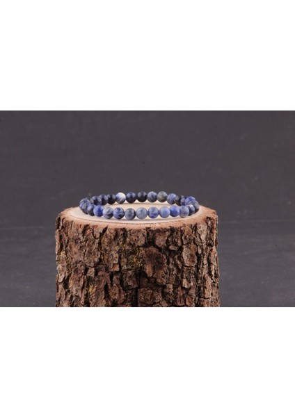 Doğal Taş Mavi Bileklik, Sertifikalı, 6 Mm, Şık ve Zarif Takı fiyatları